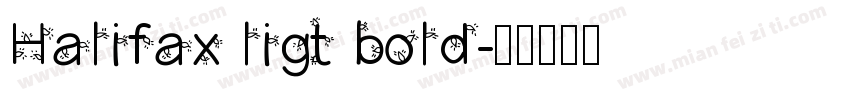 Halifax ligt bold字体转换
